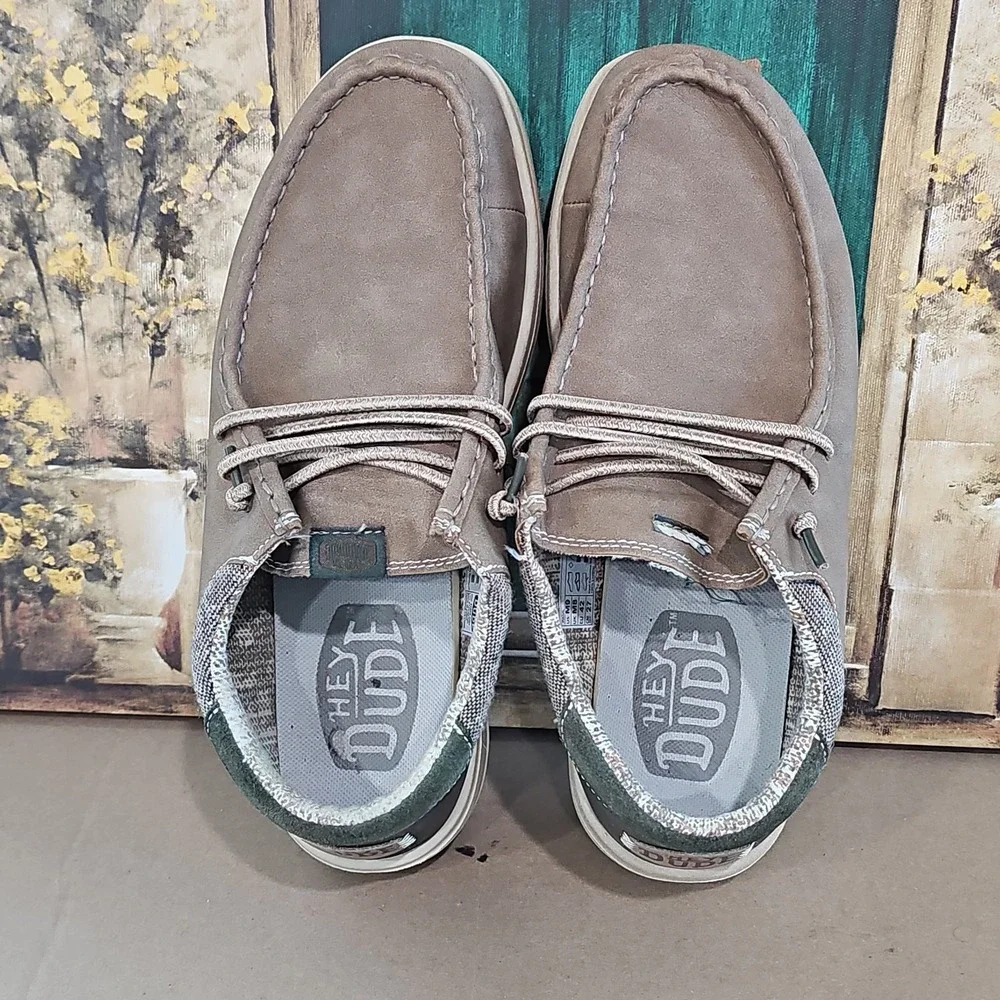 Hey Dude Shoes Paul Loafers Brown Men's US size 9